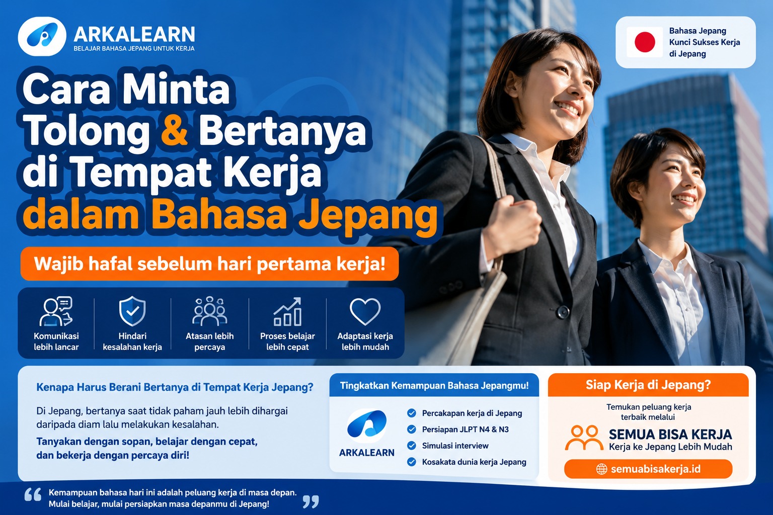 Cara Minta Tolong & Bertanya di Tempat Kerja dalam Bahasa Jepang (Wajib Hafal Sebelum Hari Pertama Kerja)